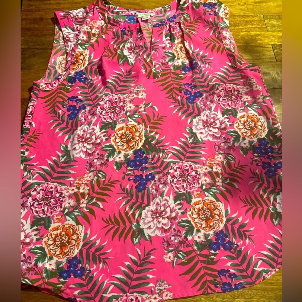 J.Crew beautiful summer top excellent condition size small